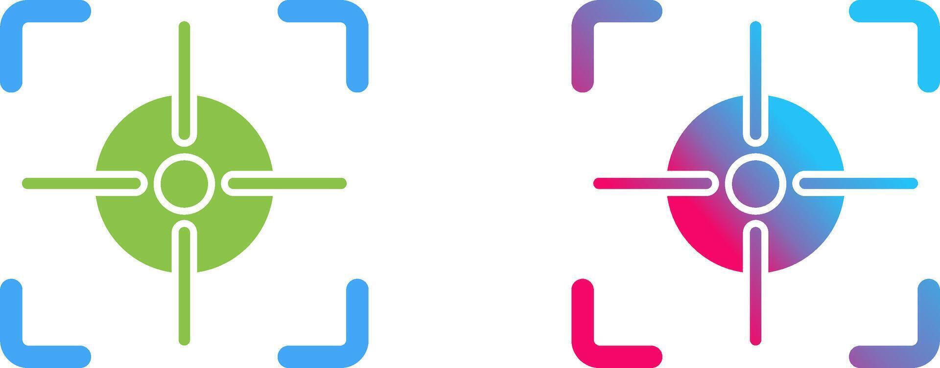 Focus Icon Design vector