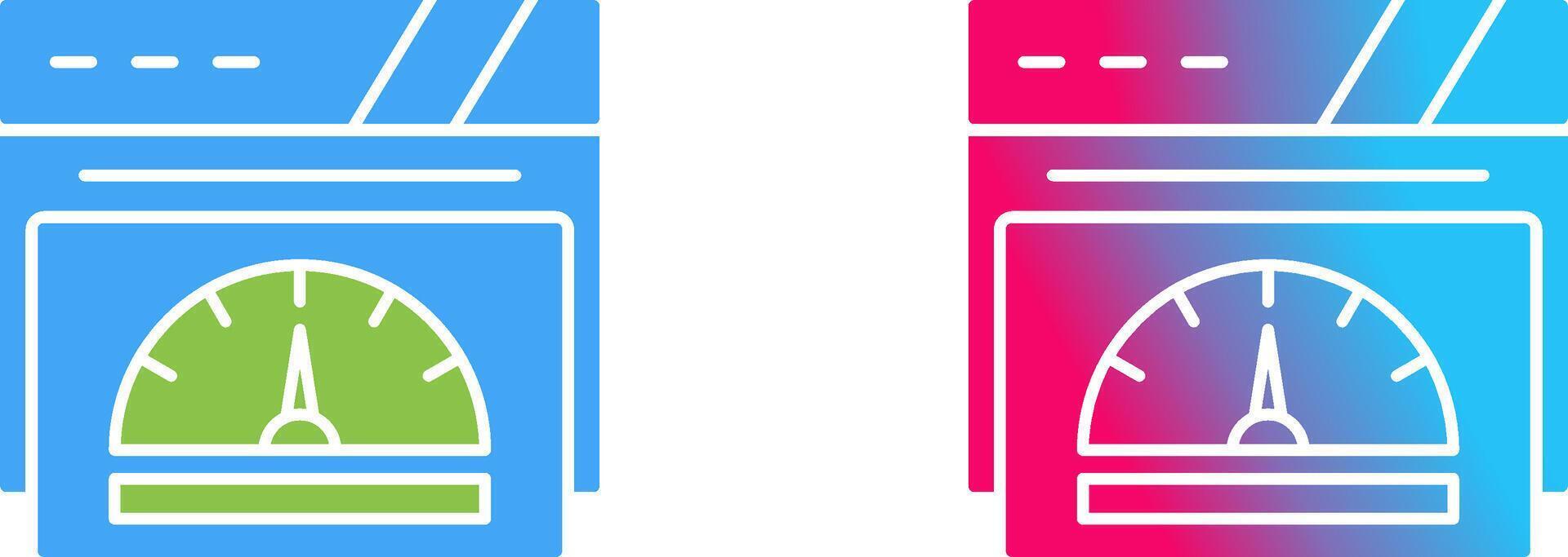 Speedometer Icon Design vector