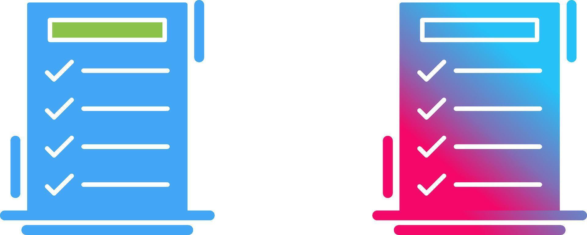 To-do List Icon Design vector