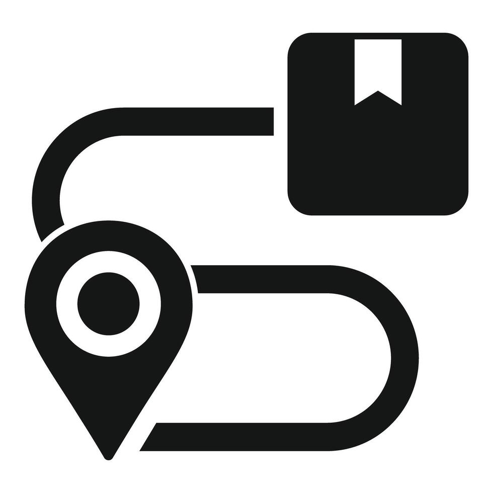 Stylized black and white icon symbolizing a journey to knowledge or literature vector