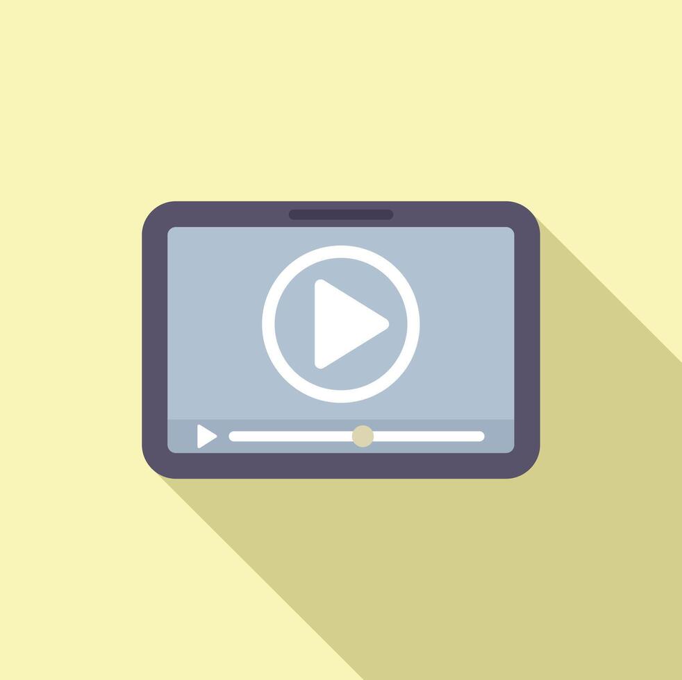 Mobile streaming icon concept vector