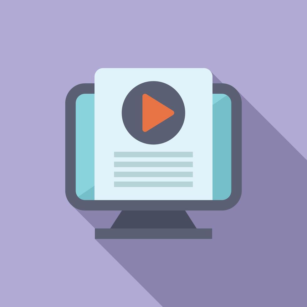 illustration of online player interface vector