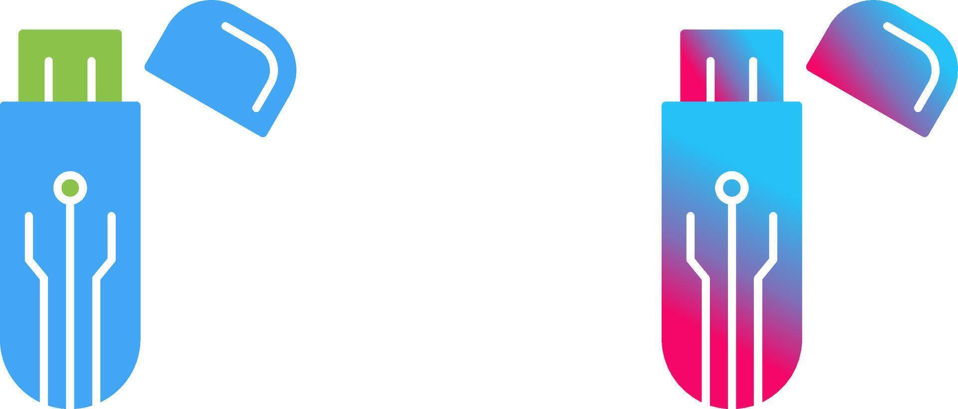 Usb Icon Design vector