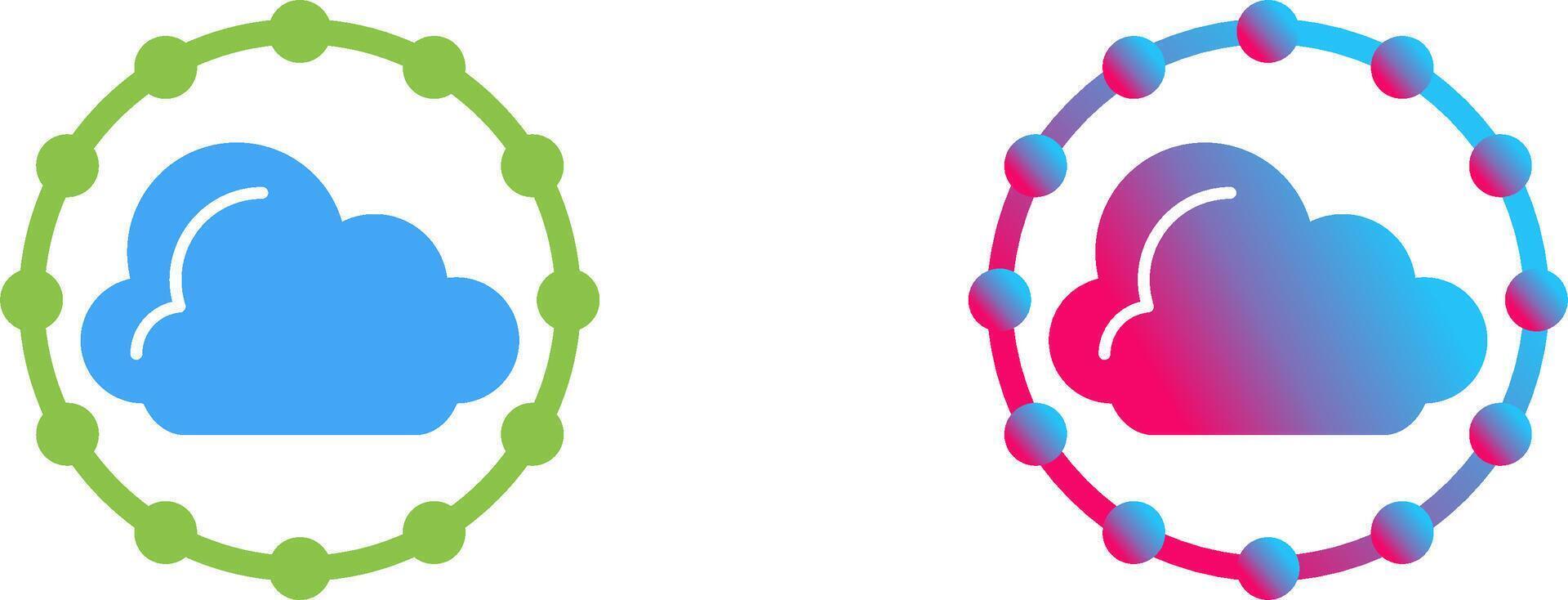 Cloud Icon Design vector