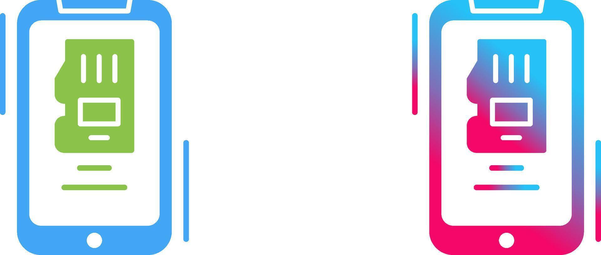 Memory Icon Design vector