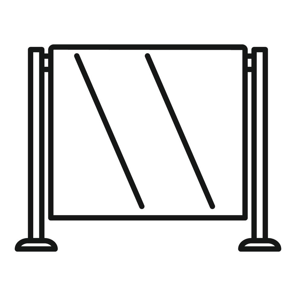 illustration of a blank whiteboard or sign vector