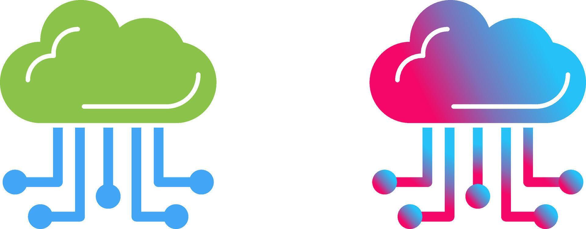 Cloud Computing Icon Design 45408393 Vector Art at Vecteezy