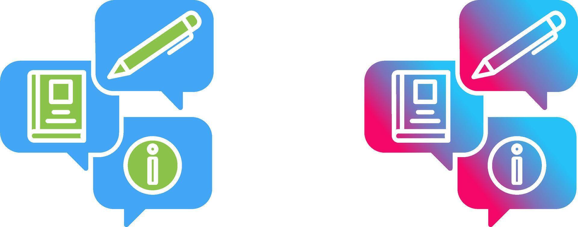 Education Forum Icon Design vector