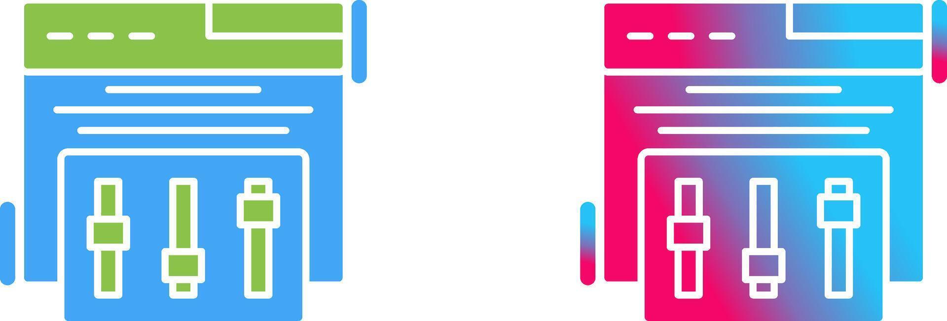 Campaign Tweaks Icon Design vector