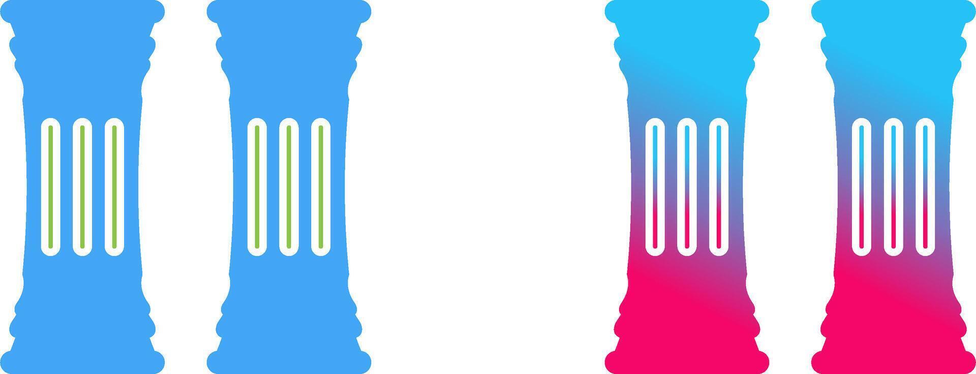 Column Icon Design vector