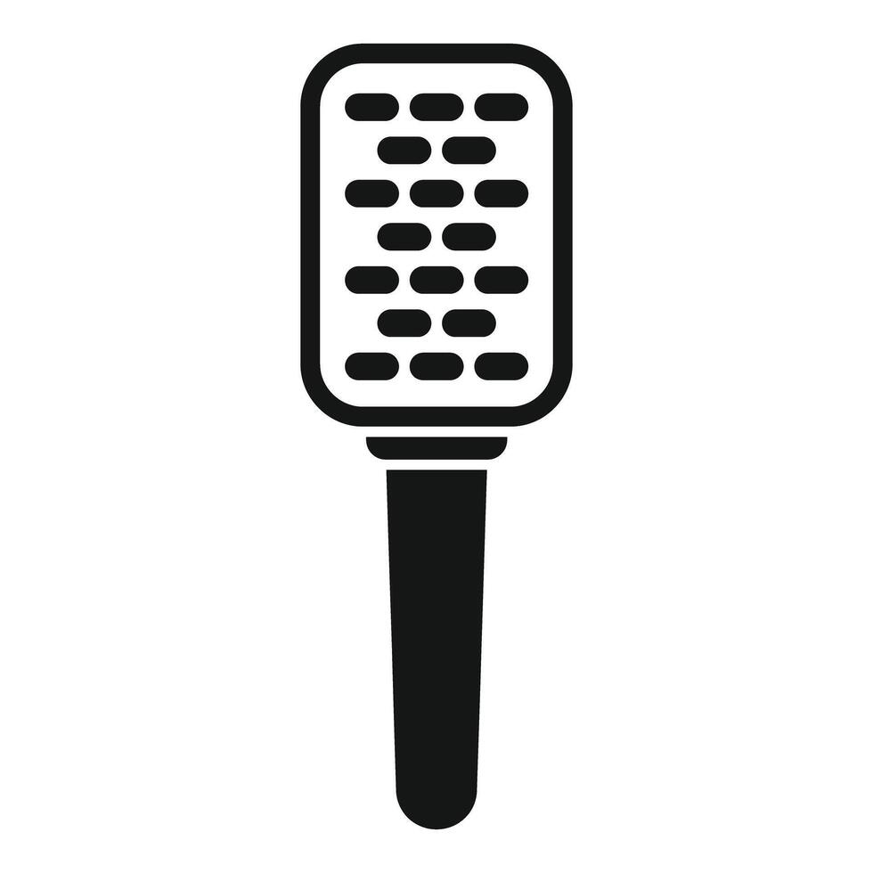 Flat design icon of handheld cheese grater vector
