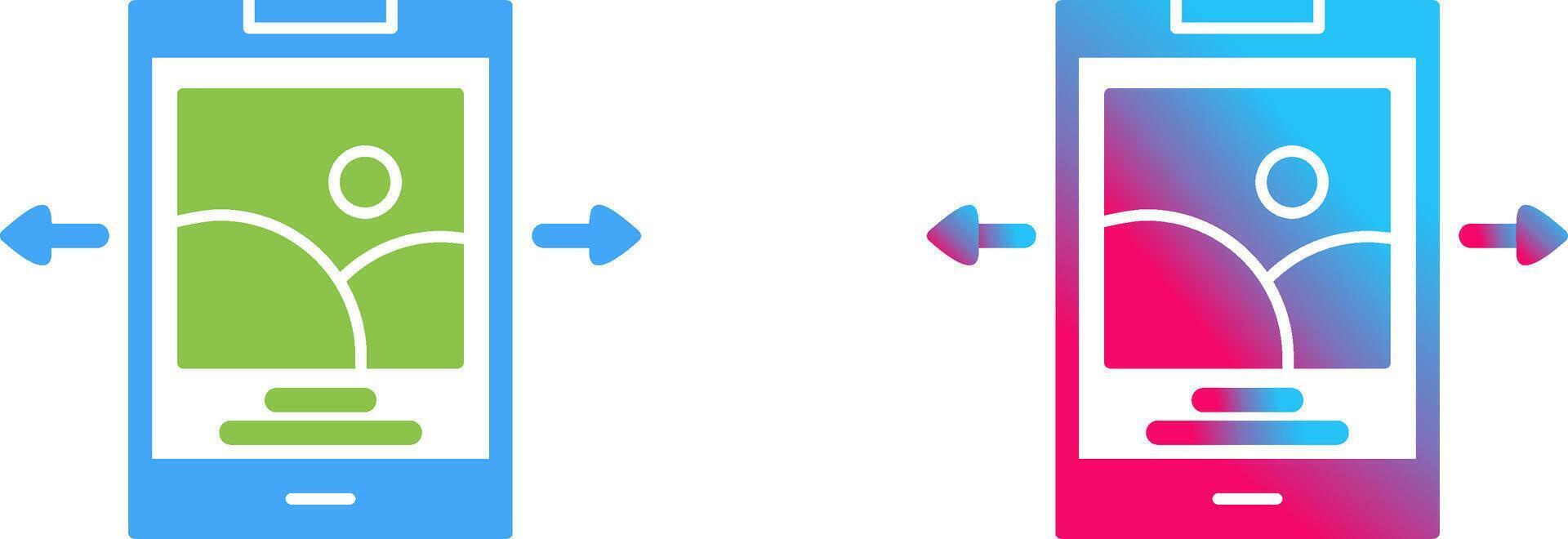 Swipe Icon Design vector