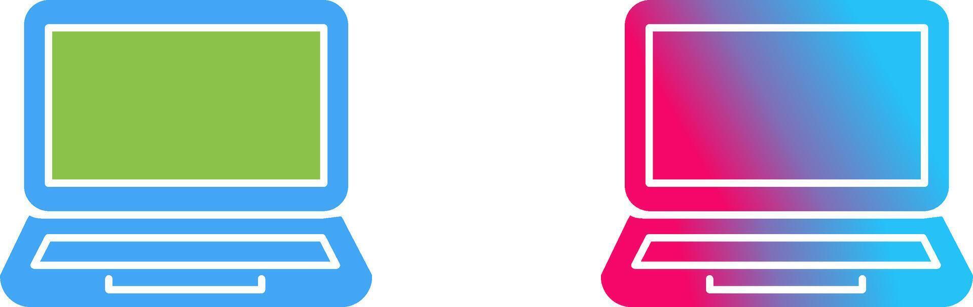 Laptop Icon Design vector