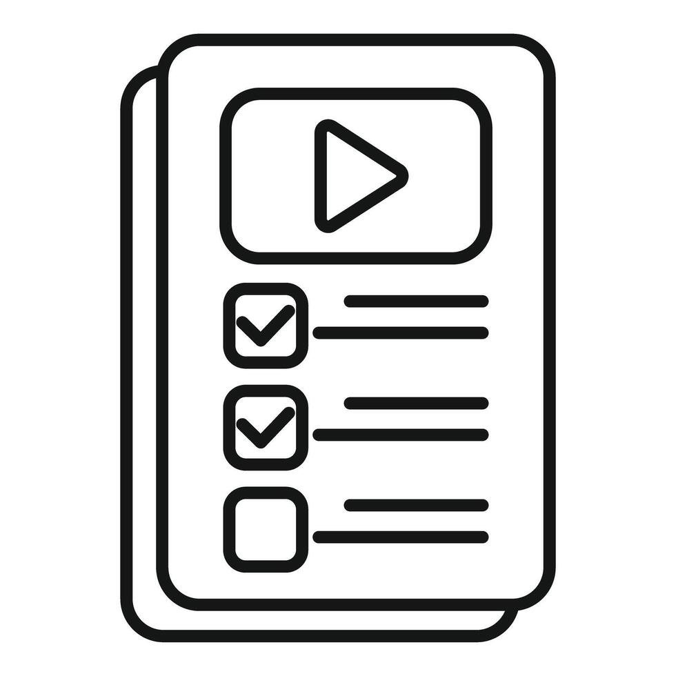 Online checklist icon illustration vector