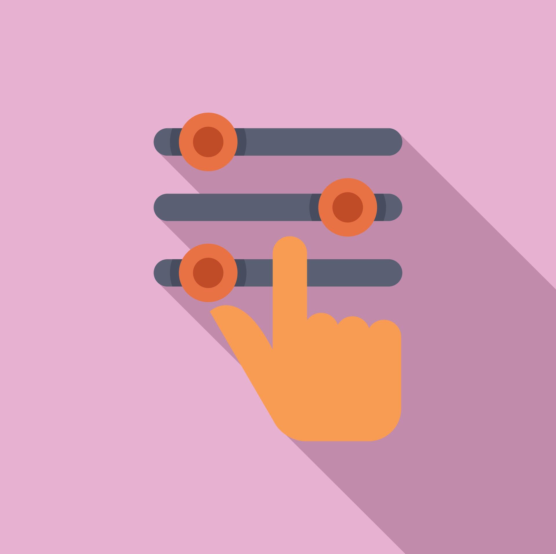 Interactive touch interface icon design 45408961 Vector Art at Vecteezy