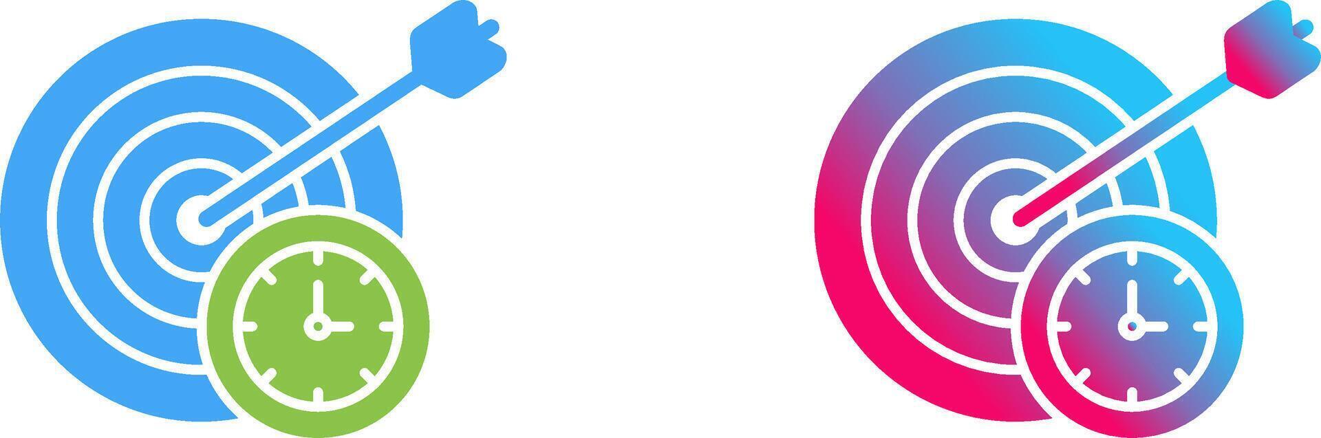 In Time Icon Design vector