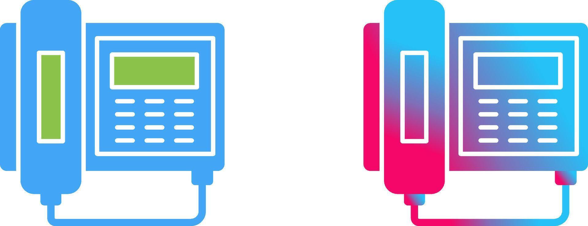 Telephone Icon Design vector