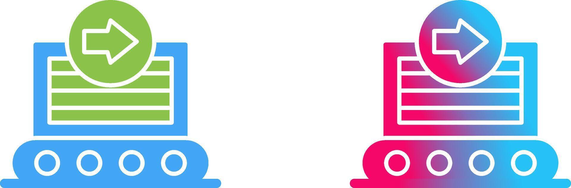Container Icon Design vector