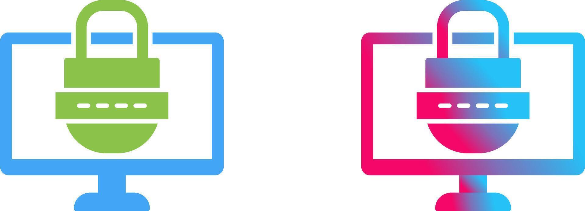 Password Icon Design vector