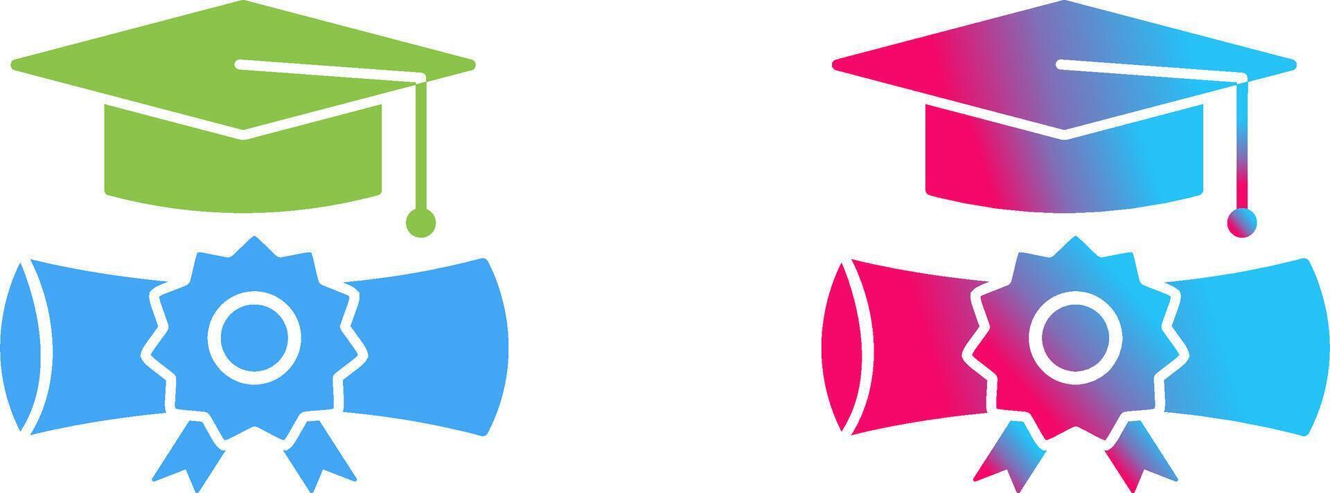 Graduation Icon Design vector