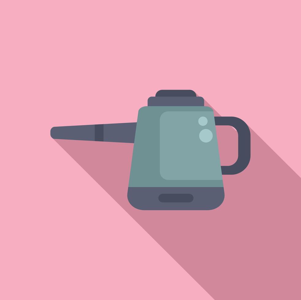 Flat design illustration of a modern dustbuster vector