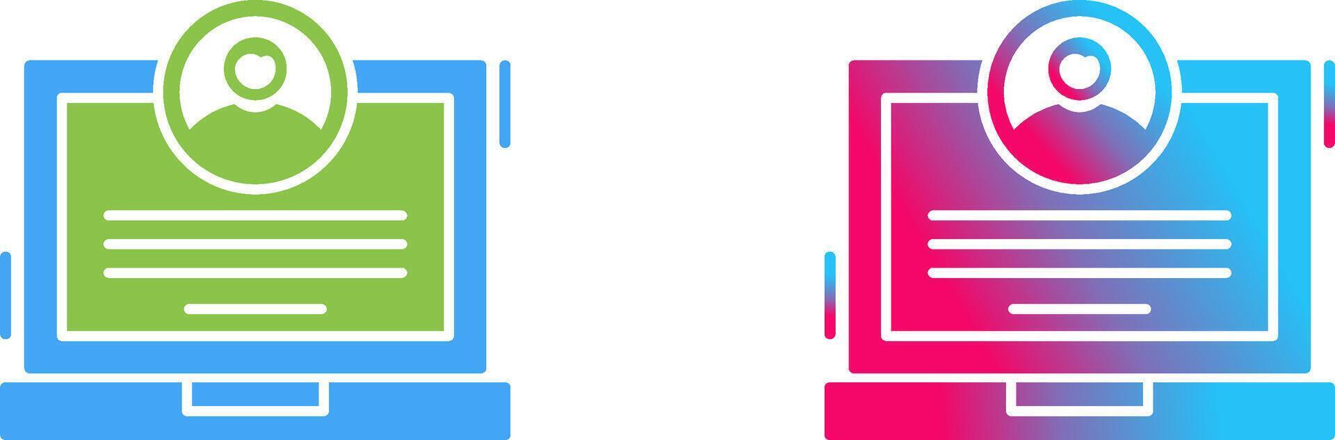 CV Icon Design vector