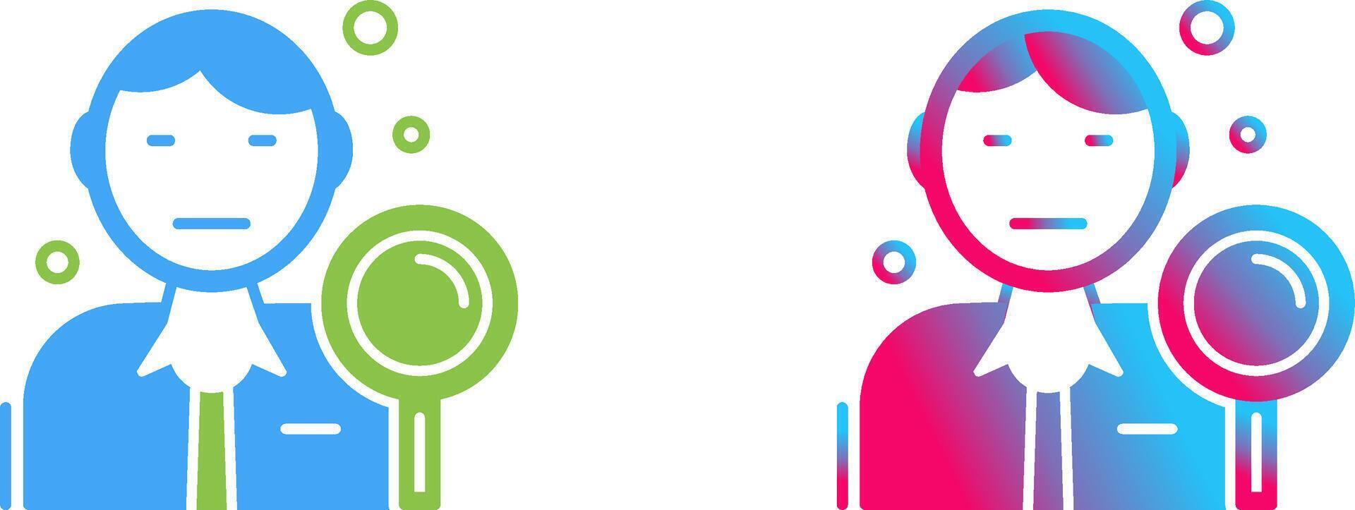 Candidate Icon Design vector
