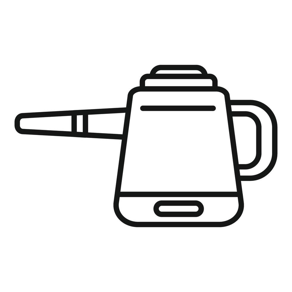 Outline illustration of a handheld vacuum cleaner vector