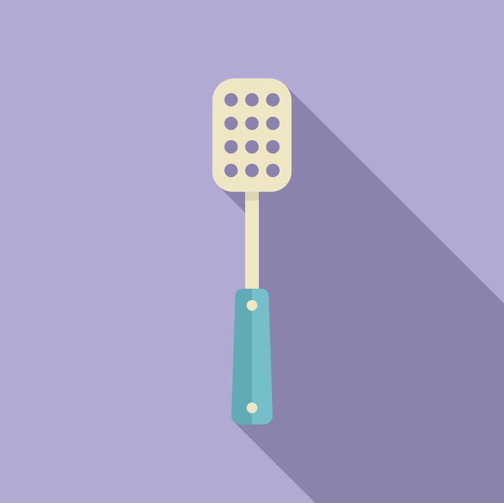 Flat design illustration of a kitchen spatula vector