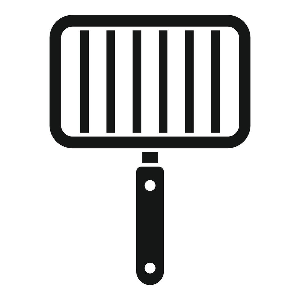 illustration of a grill pan vector