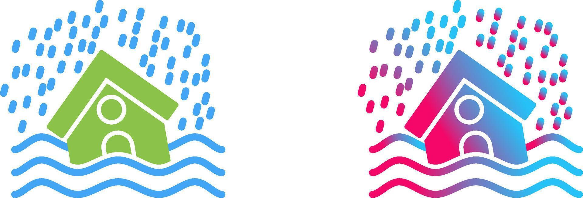 Disaster Icon Design vector
