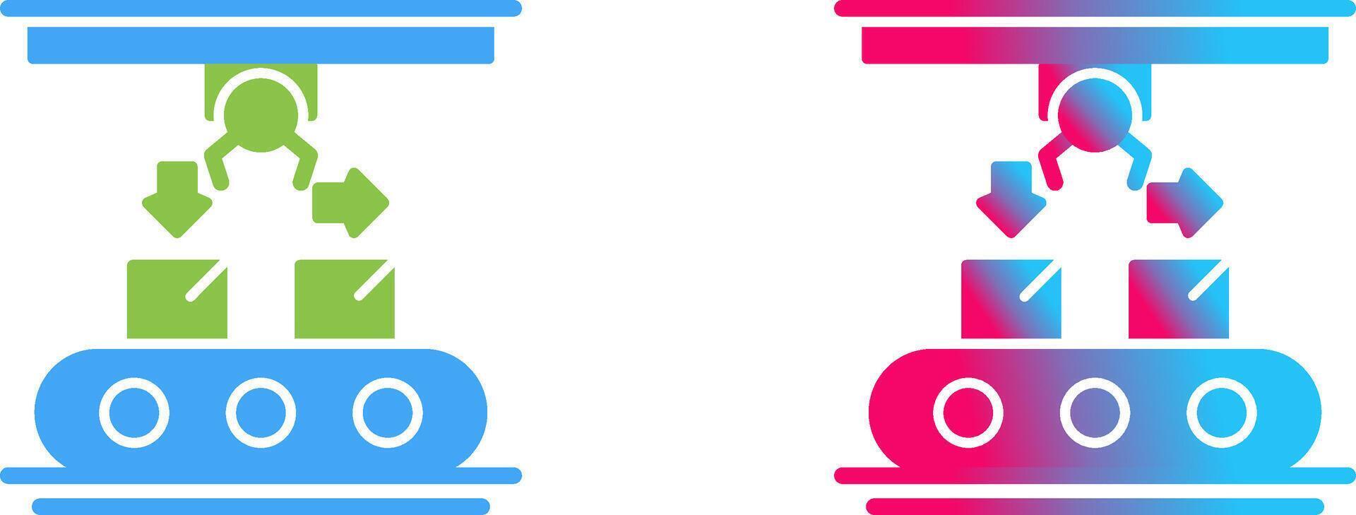 Coneyor Icon Design vector