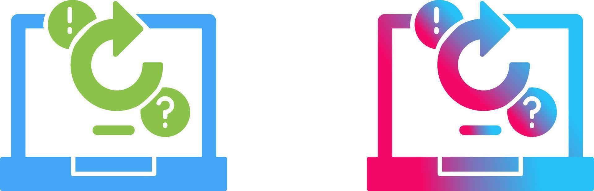 Problem solving Icon Design vector