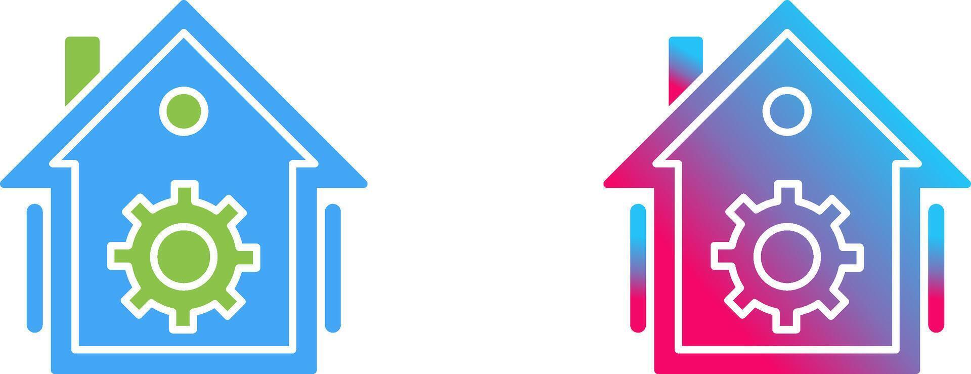 Home Automation Icon Design vector