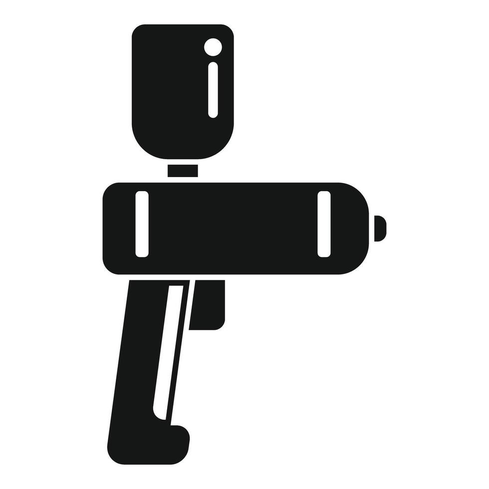 Black icon of a portable gimbal stabilizer vector