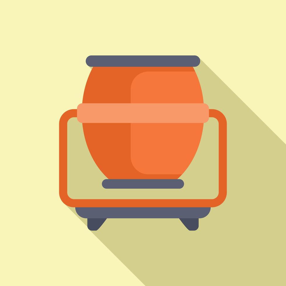 illustration of a cement mixer vector