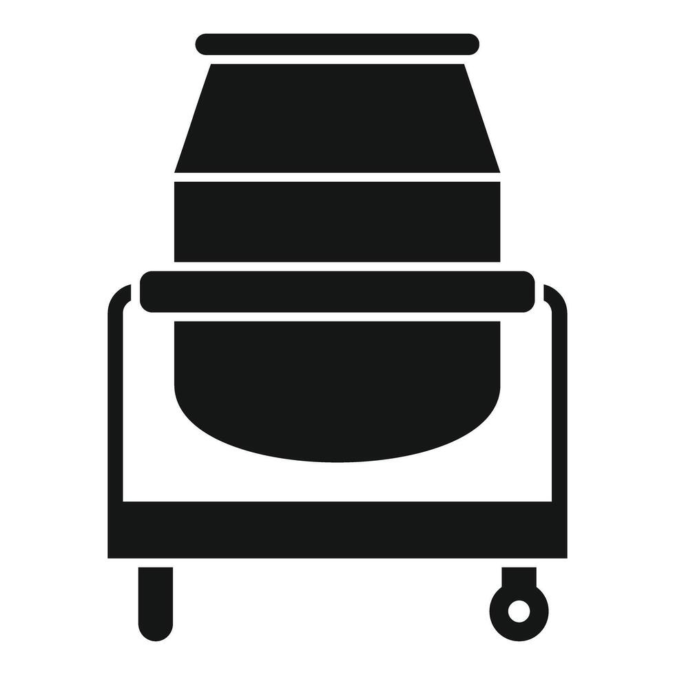 icon of a drum sander machine vector