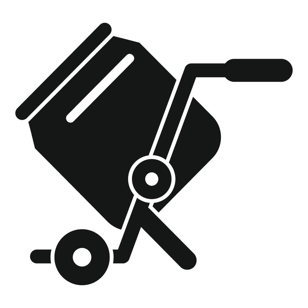 Cement mixer icon illustration vector