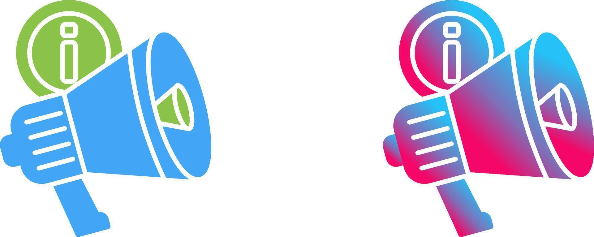 Megaphone Icon Design vector