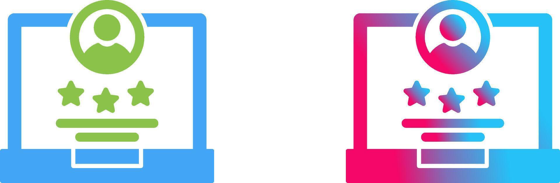 Rating Icon Design vector