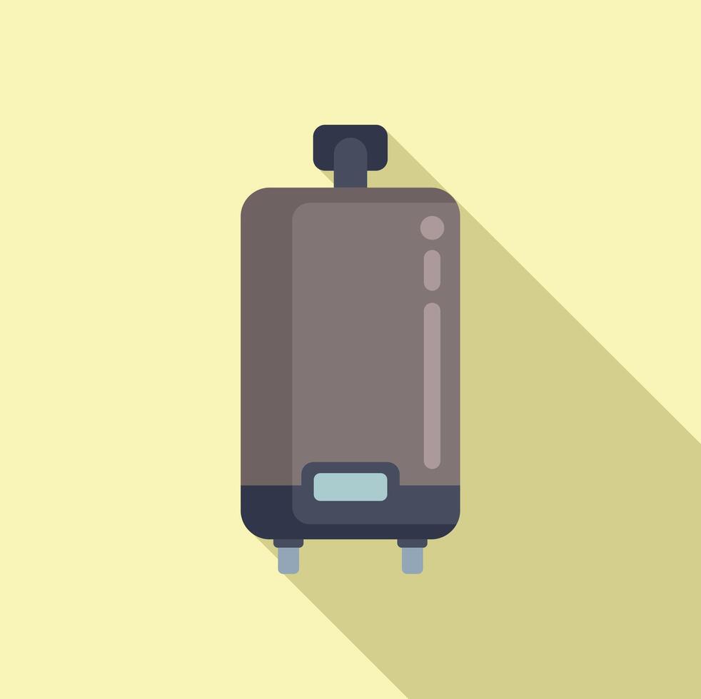 Modern home water heater icon vector