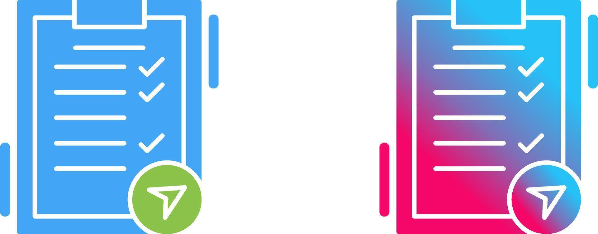 Clipboard Icon Design vector