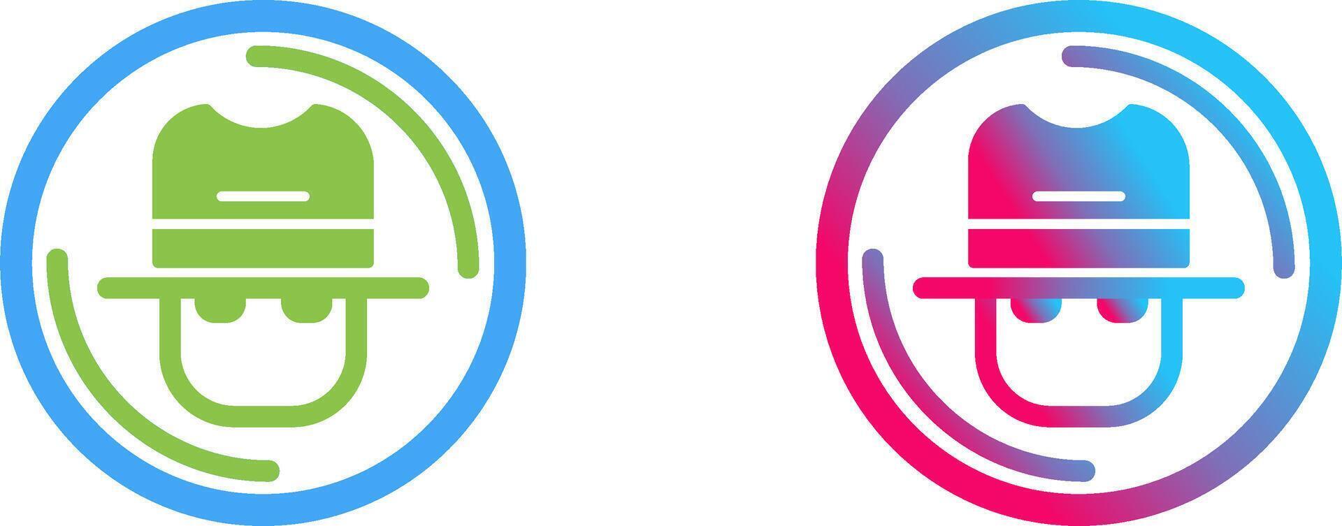 Spy Icon Design vector