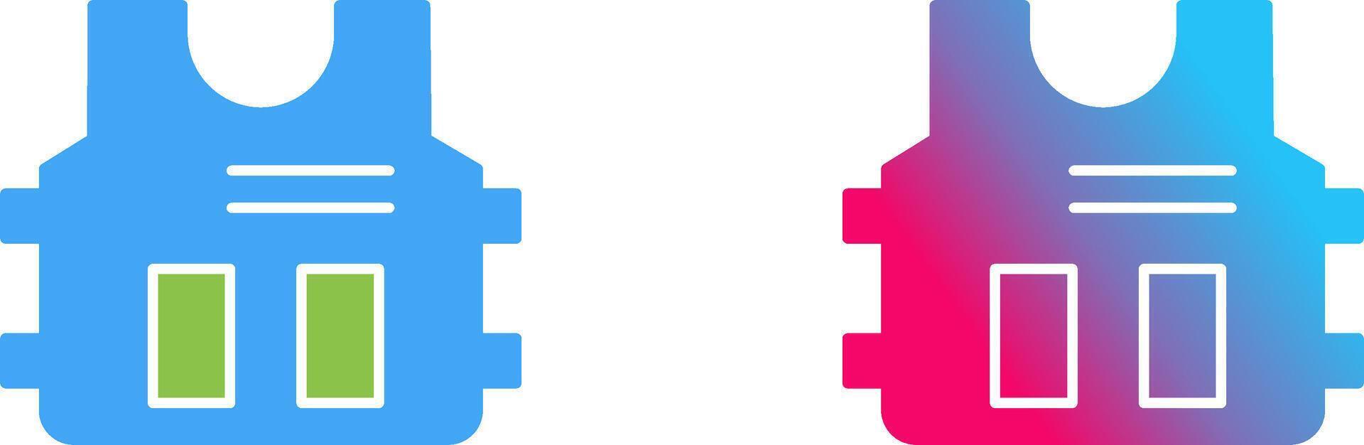 Police Vest Icon Design vector