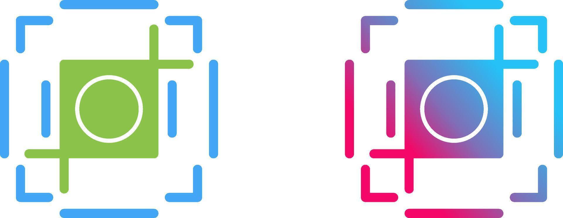 Crop Icon Design vector