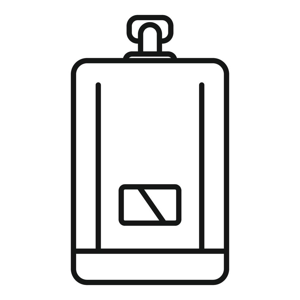 Modern flat design water bottle icon vector