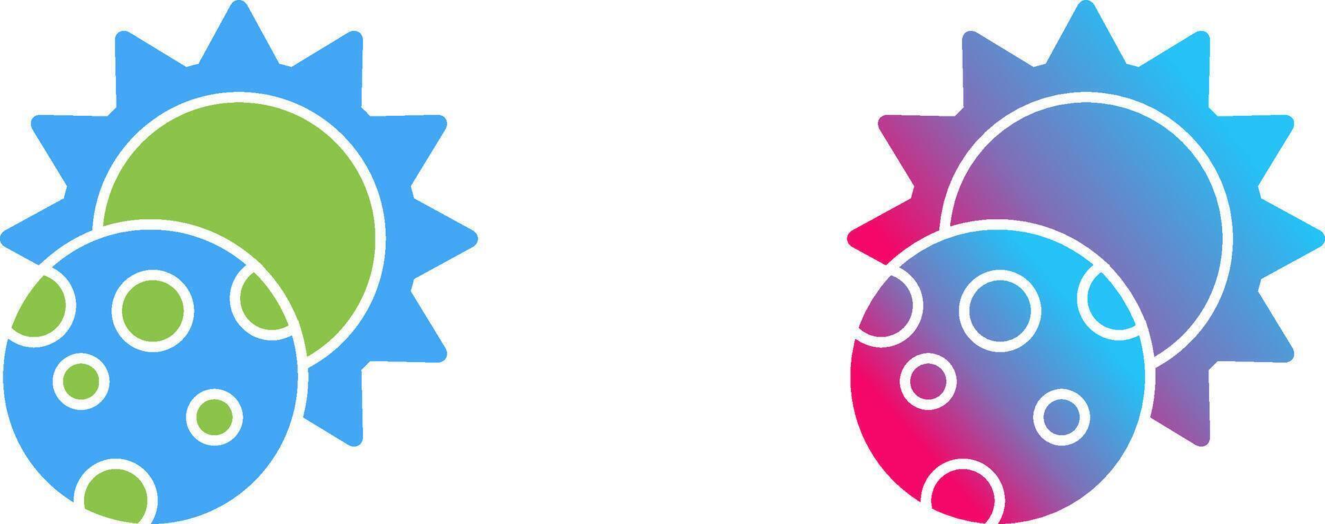 Eclipse Icon Design vector