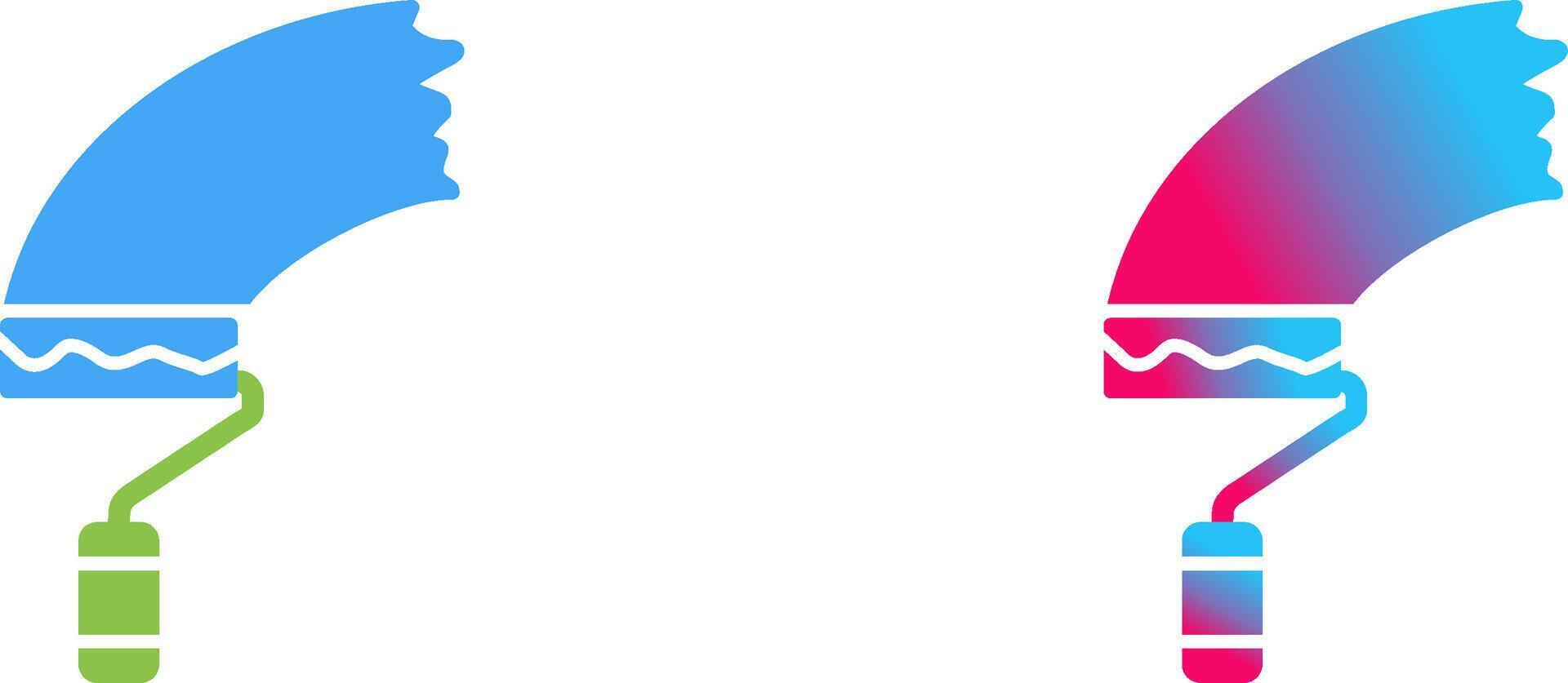 Paint Roller Icon Design vector