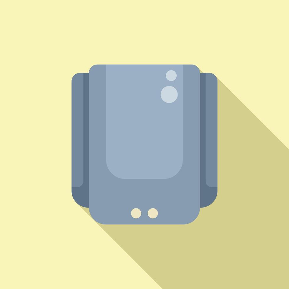 Modern backpack flat design icon vector