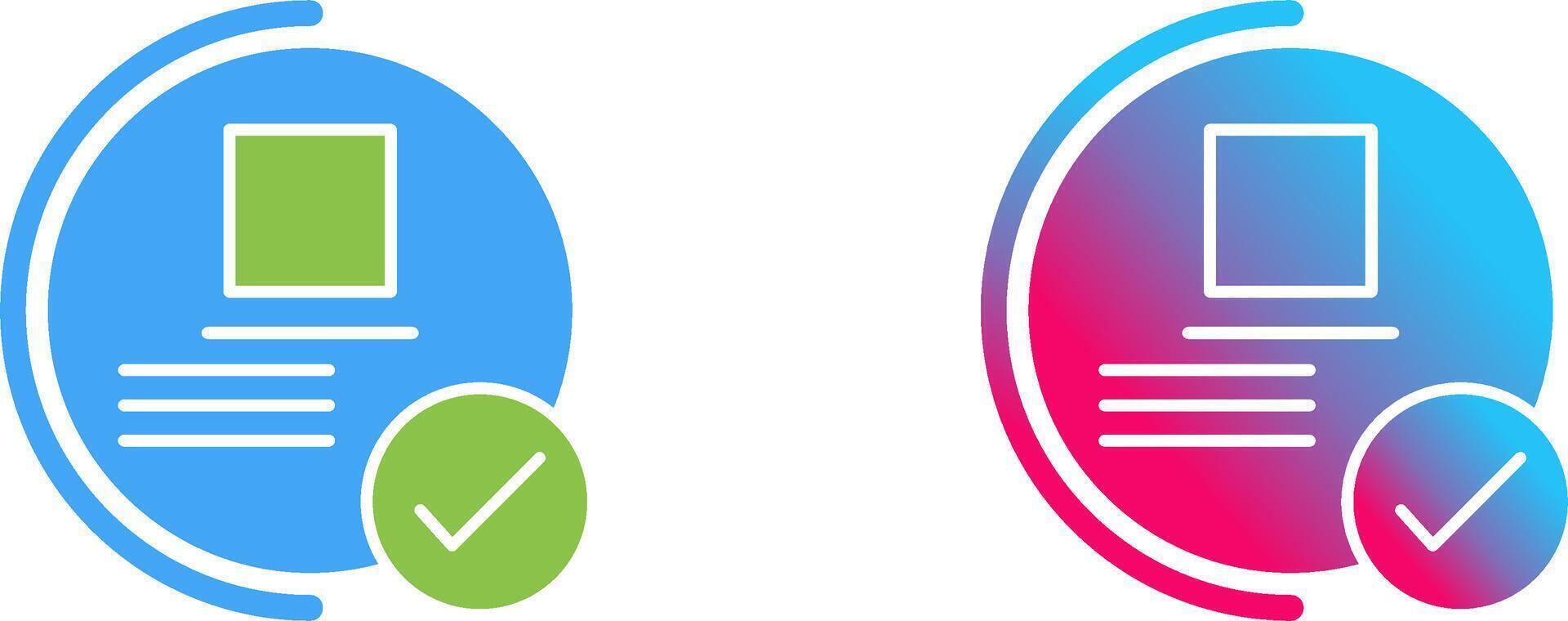 Guarantee Icon Design vector